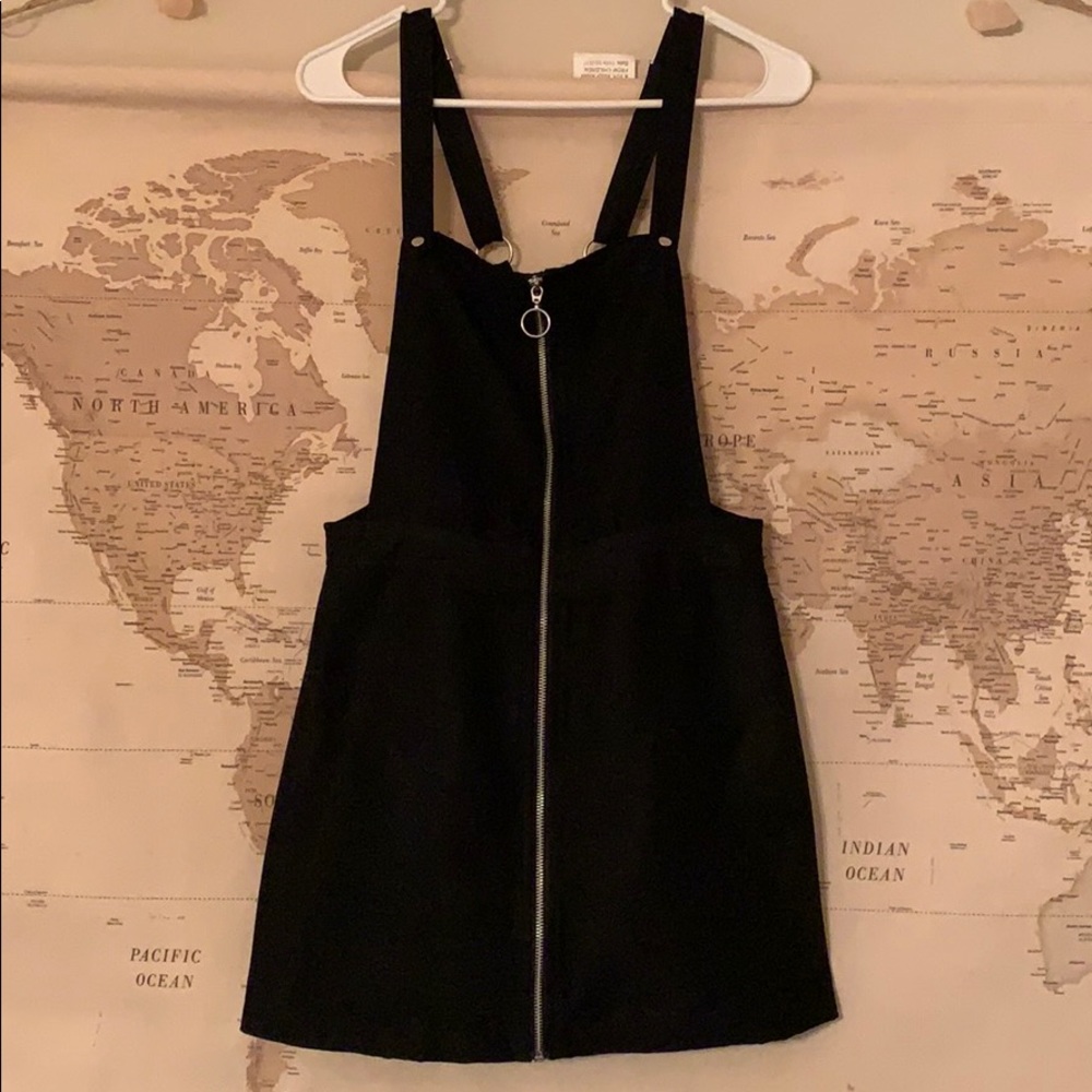 *BRAND NEW* suede overall dress